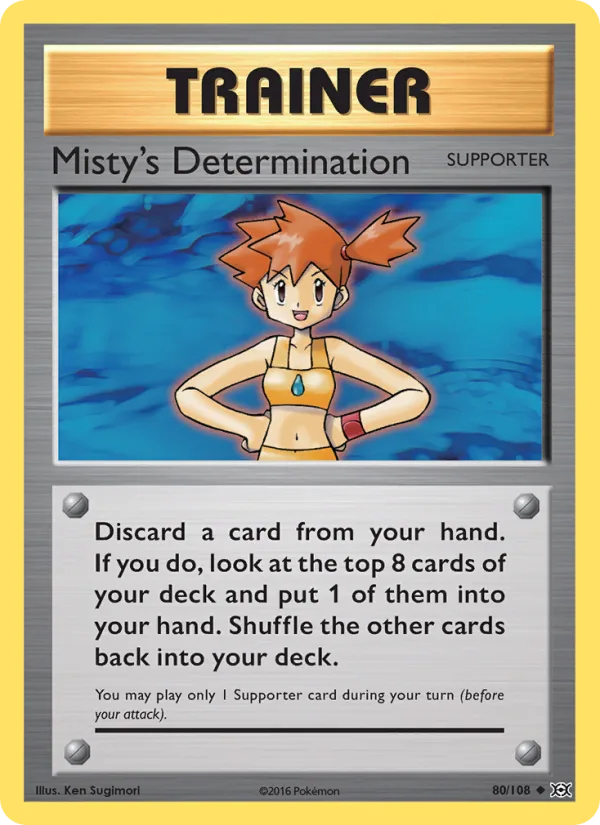 Misty's Determination · Evolutions 80/108