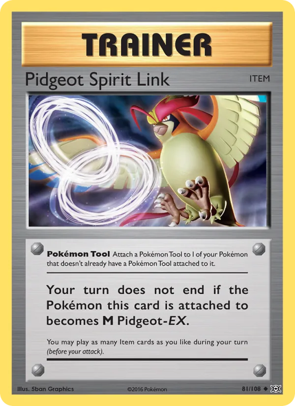 Pidgeot Spirit Link · Evolutions 81/108