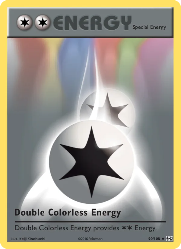 Double Colorless Energy · Evolutions 90/108