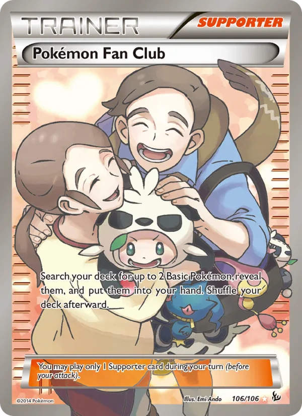Pokémon Fan Club · Flashfire 106/106