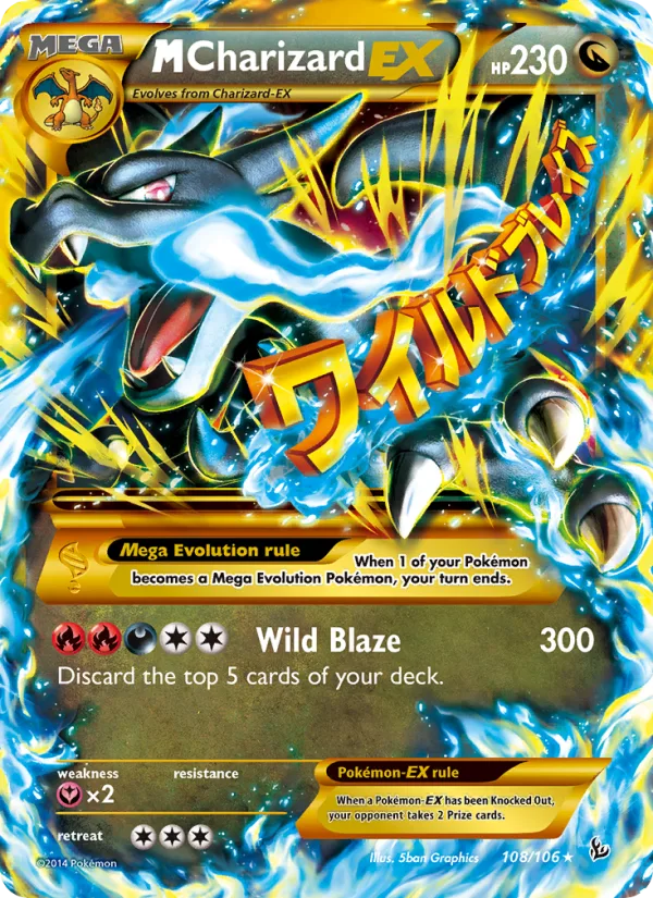 M Charizard EX · Flashfire 108/106