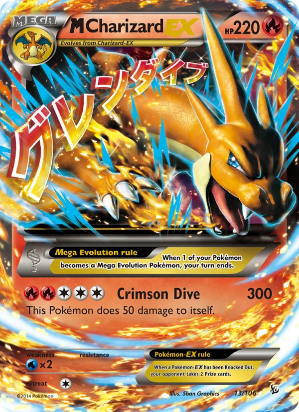 M Charizard EX · Flashfire 13/106