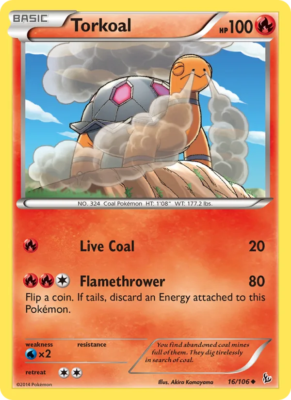 Torkoal · Flashfire 16/106