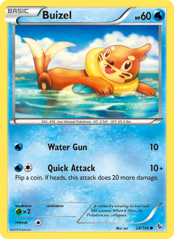 Buizel · Flashfire 28/106