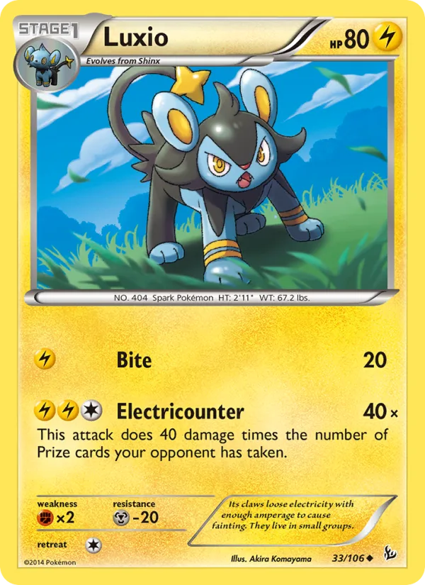 Luxio · Flashfire 33/106