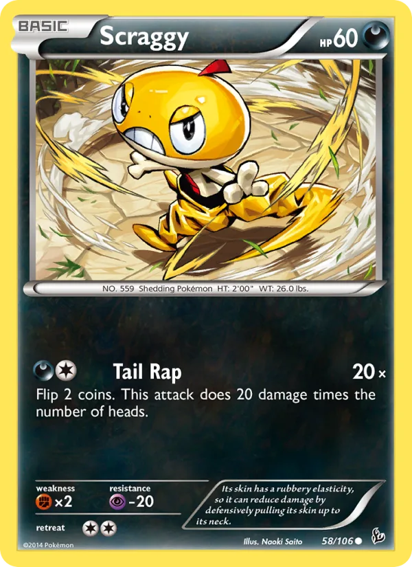 Scraggy · Flashfire 58/106