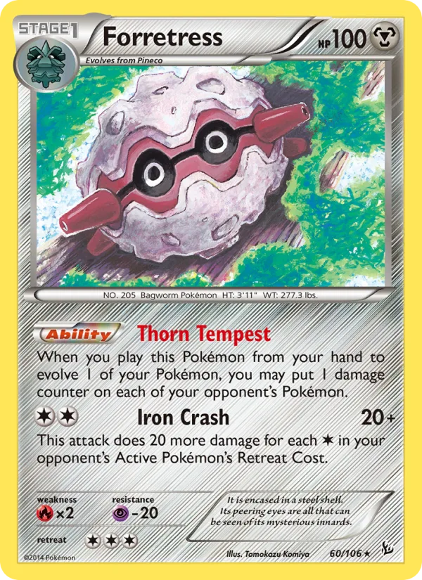 Forretress · Flashfire 60/106