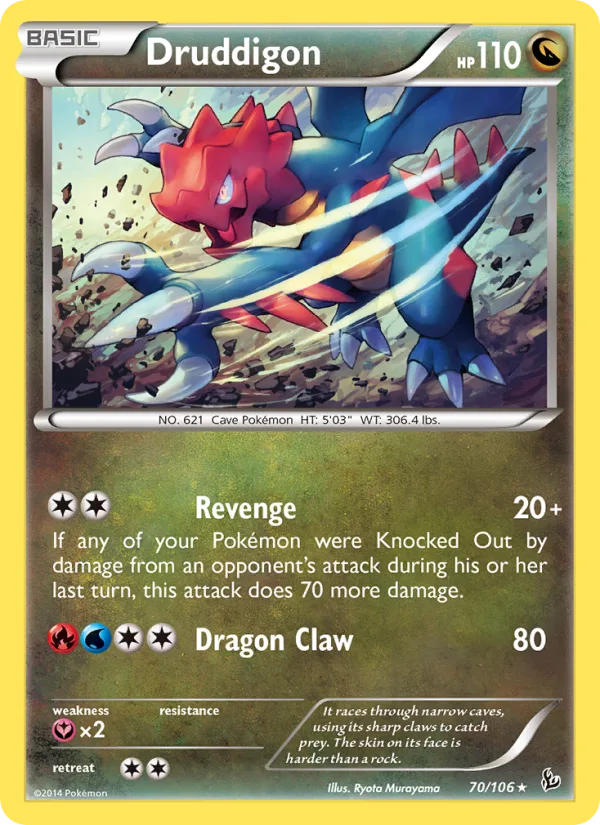 Druddigon · Flashfire 70/106