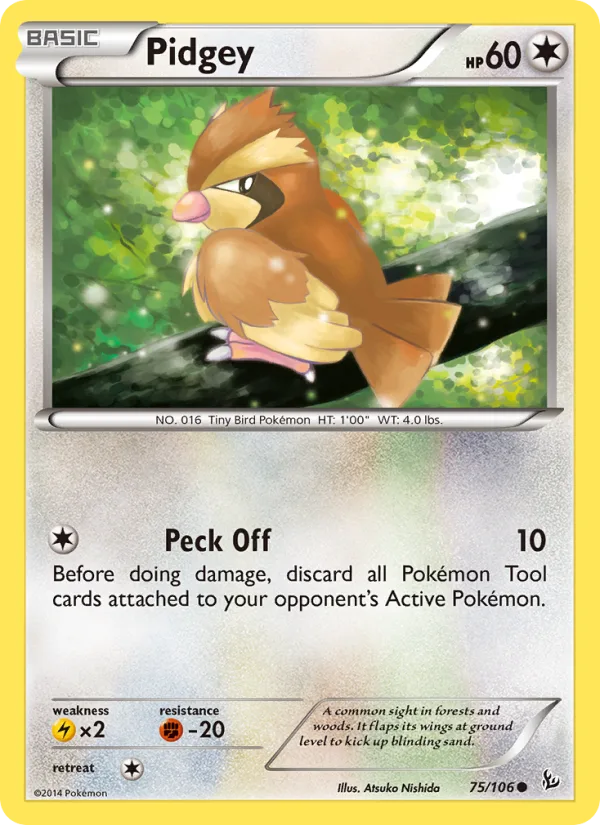 Pidgey · Flashfire 75/106