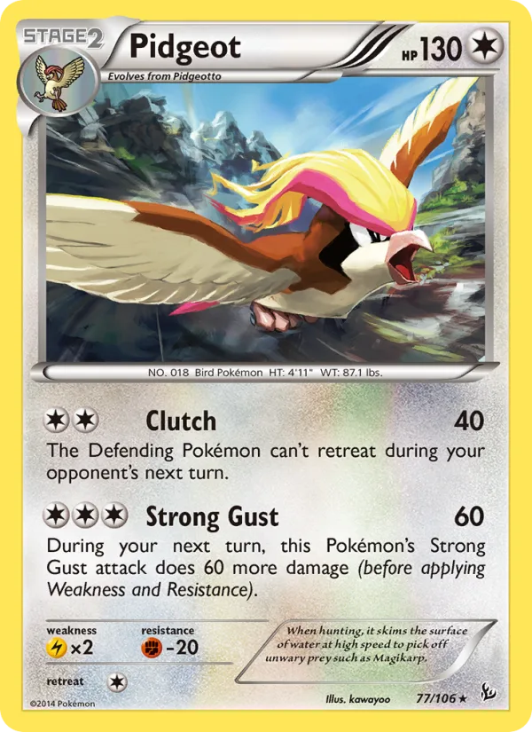 Pidgeot · Flashfire 77/106