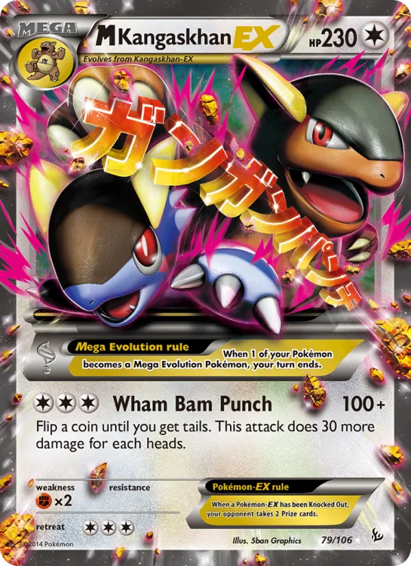 M Kangaskhan EX · Flashfire 79/106