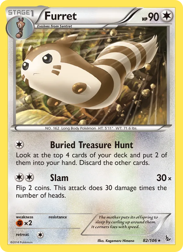 Furret · Flashfire 82/106