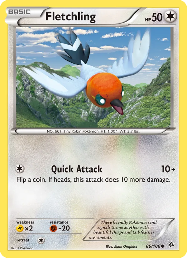 Fletchling · Flashfire 86/106