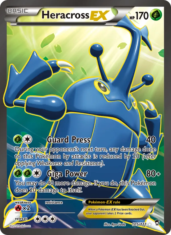 Heracross EX · Furious Fists 105/111
