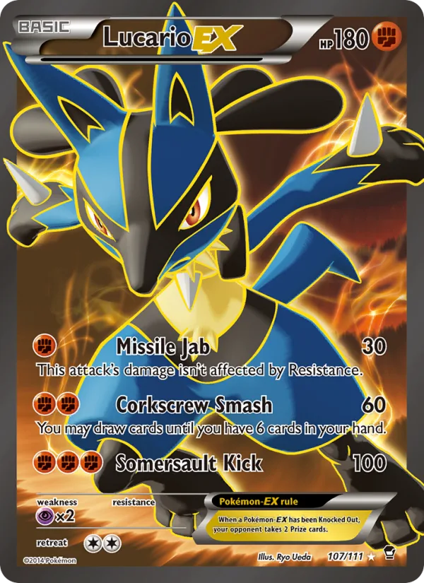 Lucario EX · Furious Fists 107/111