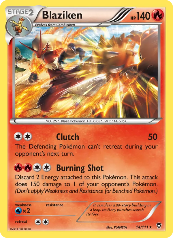 Blaziken · Furious Fists 14/111