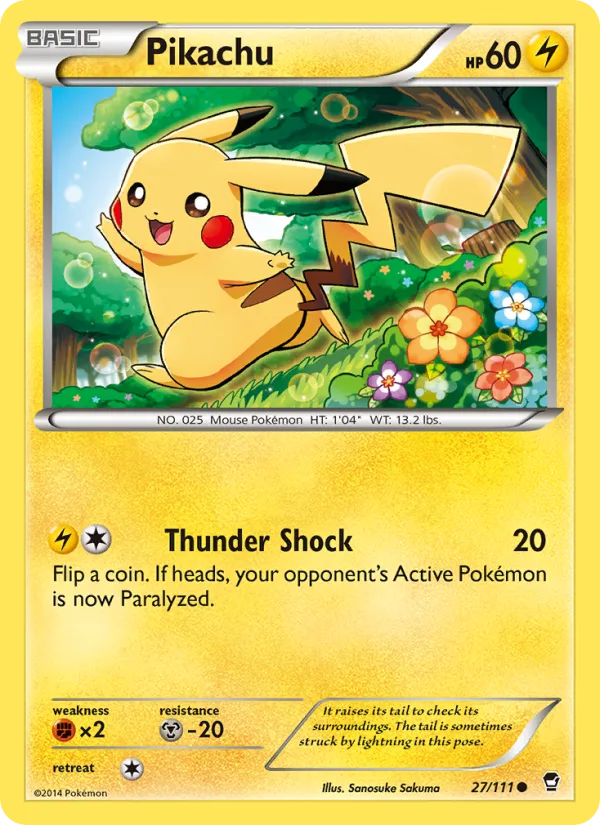 Pikachu · Furious Fists 27/111