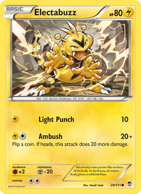 Electabuzz · Furious Fists 29/111