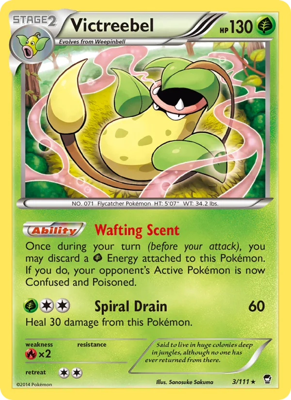 Victreebel · Furious Fists 3/111