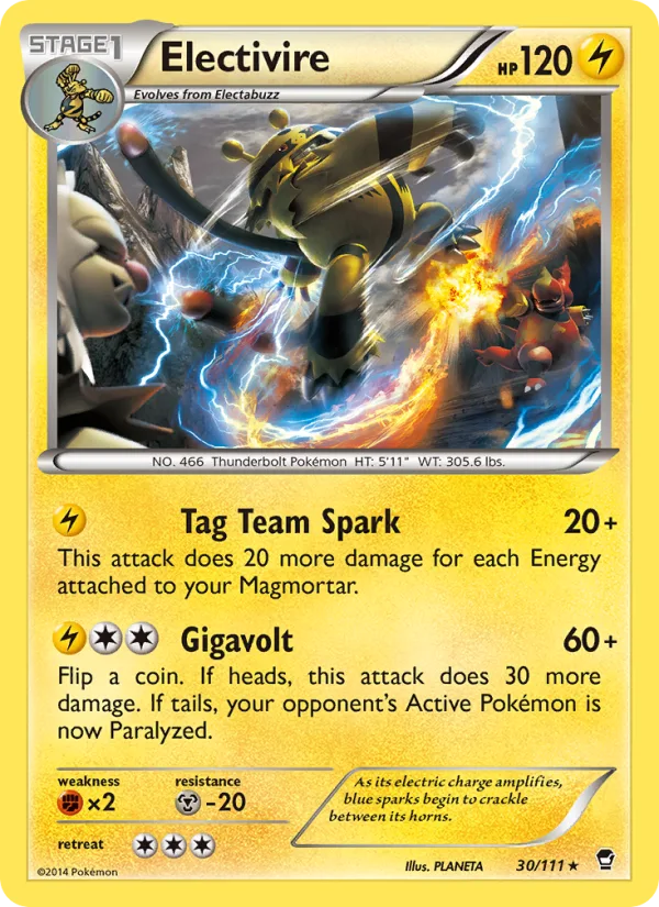 Electivire · Furious Fists 30/111