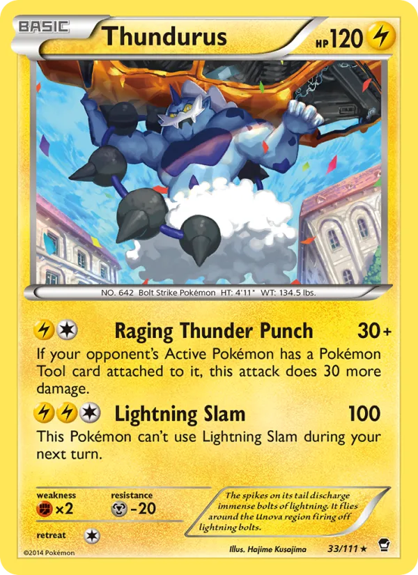 Thundurus · Furious Fists 33/111