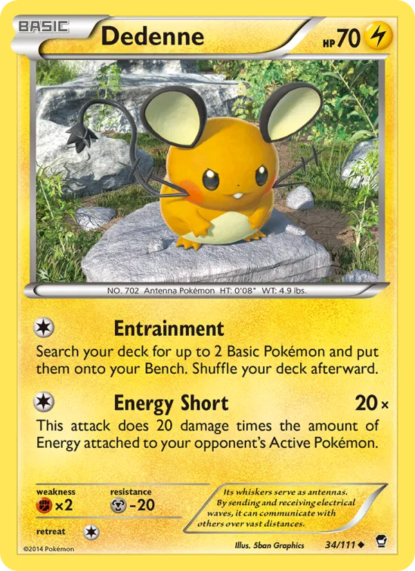 Dedenne · Furious Fists 34/111