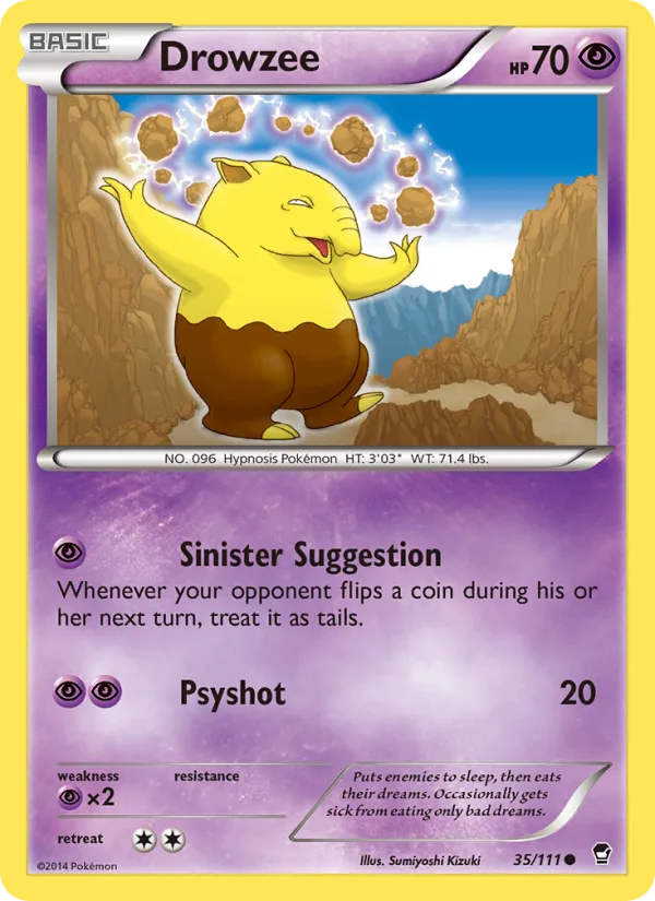 Drowzee · Furious Fists 35/111
