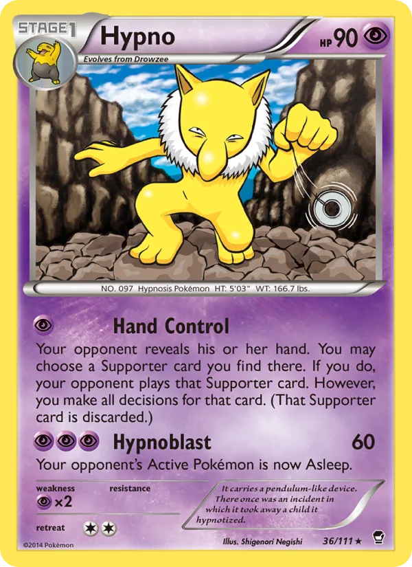 Hypno · Furious Fists 36/111