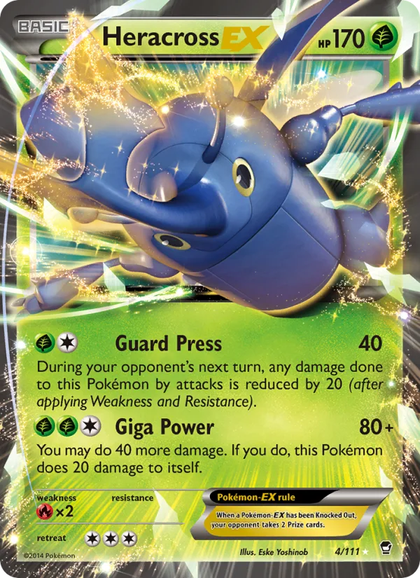 Heracross EX · Furious Fists 4/111