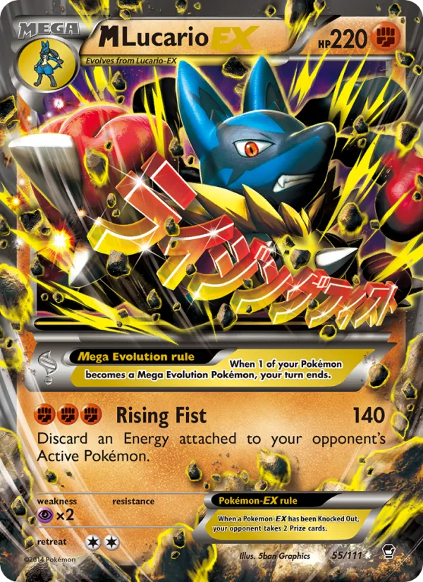 M Lucario EX · Furious Fists 55/111