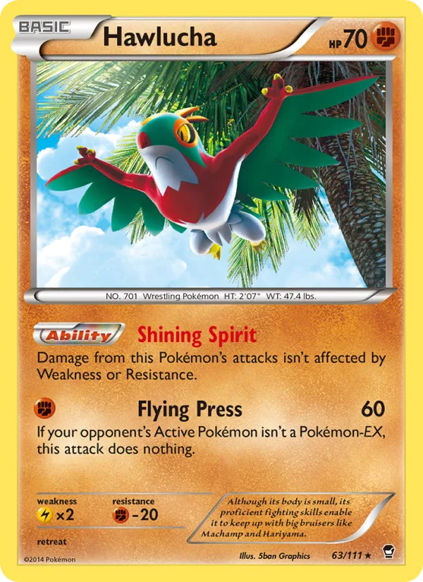Hawlucha · Furious Fists 63/111