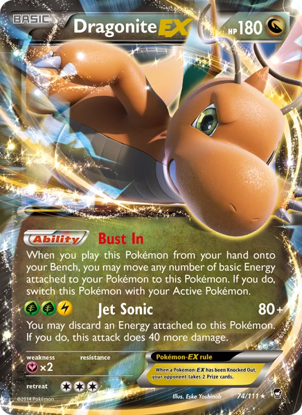 Dragonite EX · Furious Fists 74/111