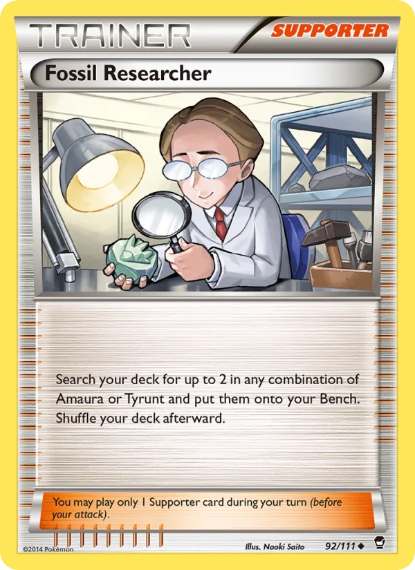 Fossil Researcher · Furious Fists 92/111