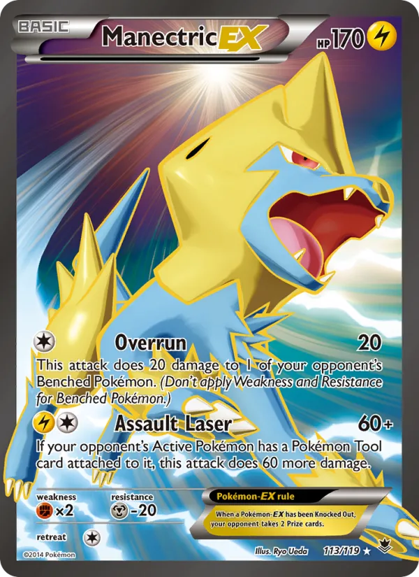 Manectric EX · Phantom Forces 113/119