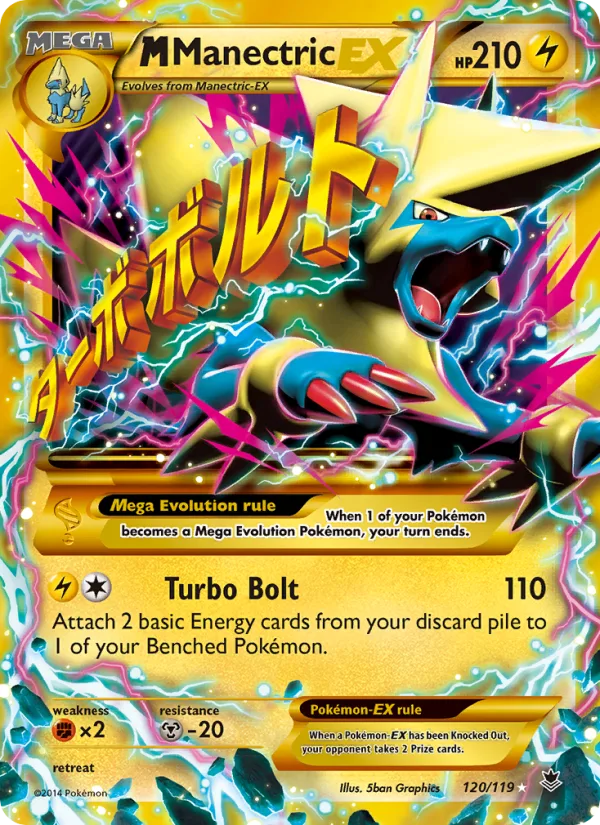 M Manectric EX · Phantom Forces 120/119