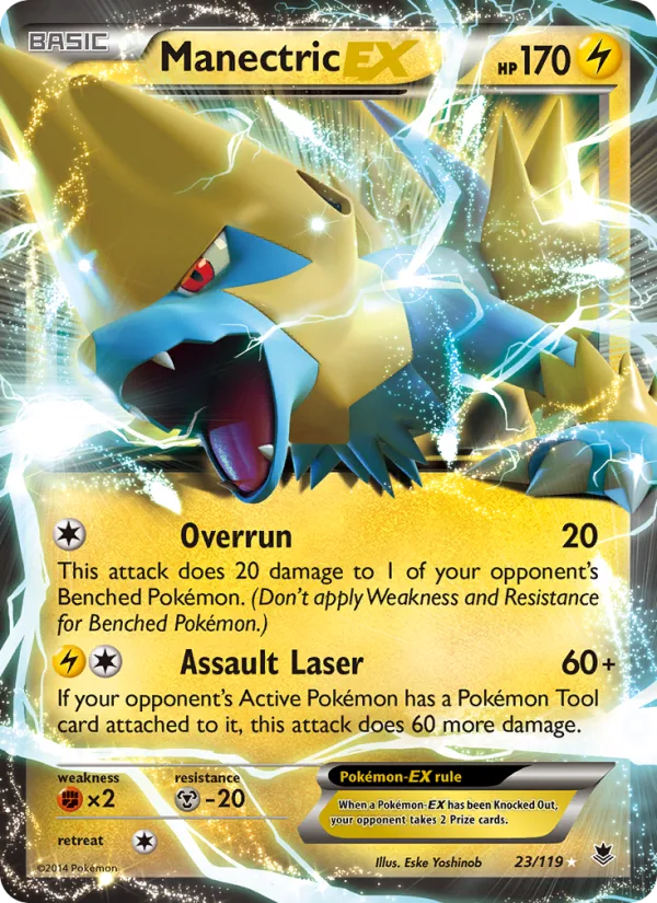 Manectric EX · Phantom Forces 23/119