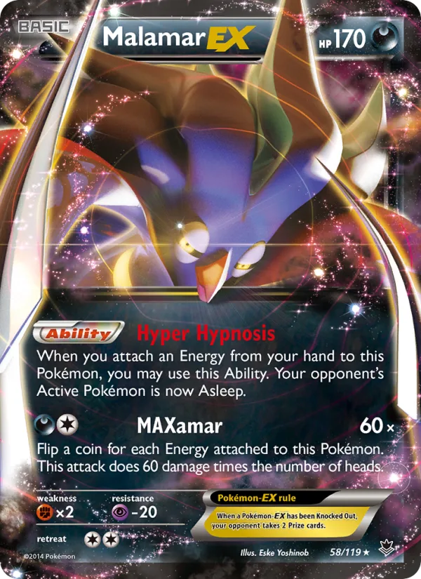 Malamar EX · Phantom Forces 58/119