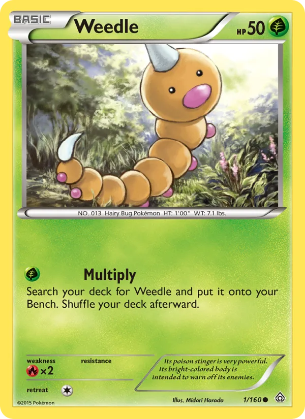 Weedle · Primal Clash 1/160