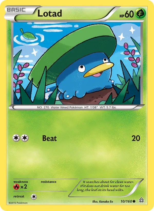 Lotad · Primal Clash 10/160