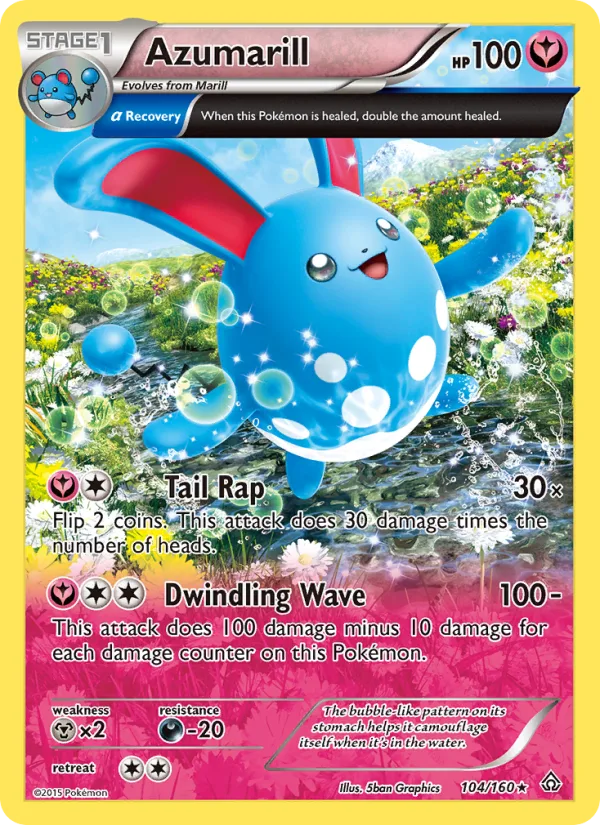 Azumarill · Primal Clash 104/160