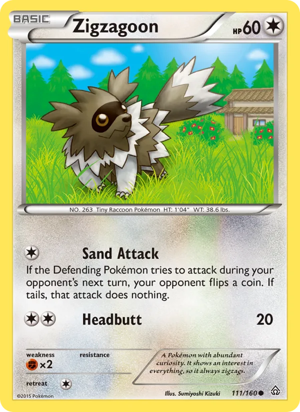 Zigzagoon · Primal Clash 111/160
