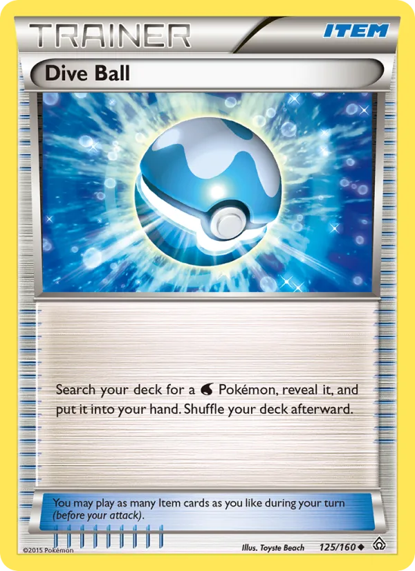Dive Ball · Primal Clash 125/160