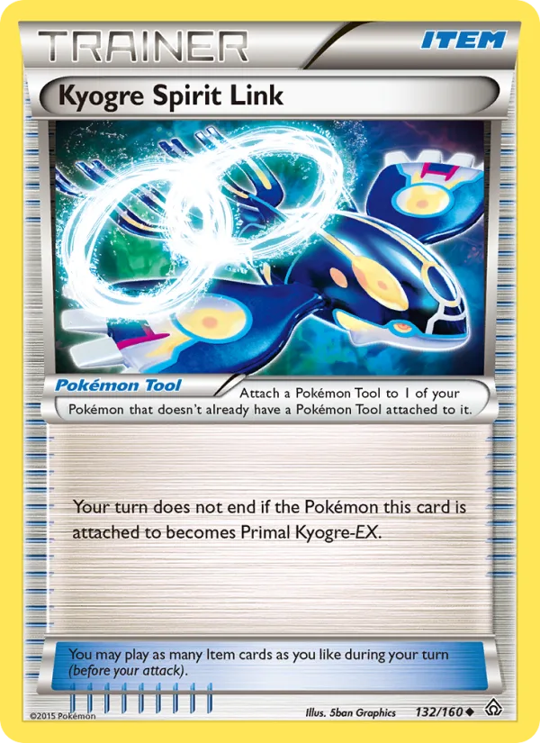 Kyogre Spirit Link · Primal Clash 132/160