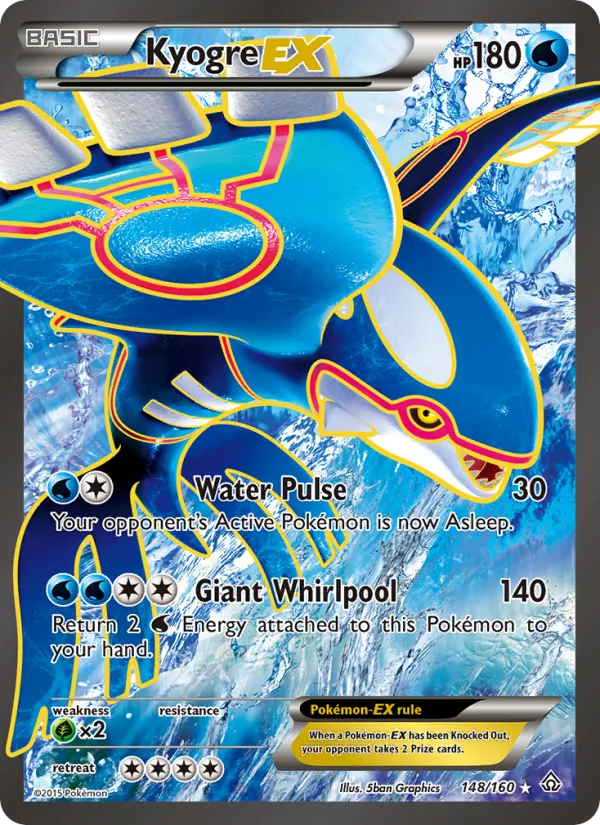 Kyogre EX · Primal Clash 148/160