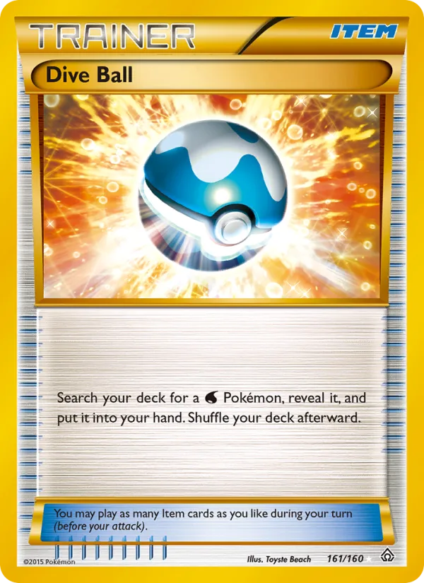 Dive Ball · Primal Clash 161/160