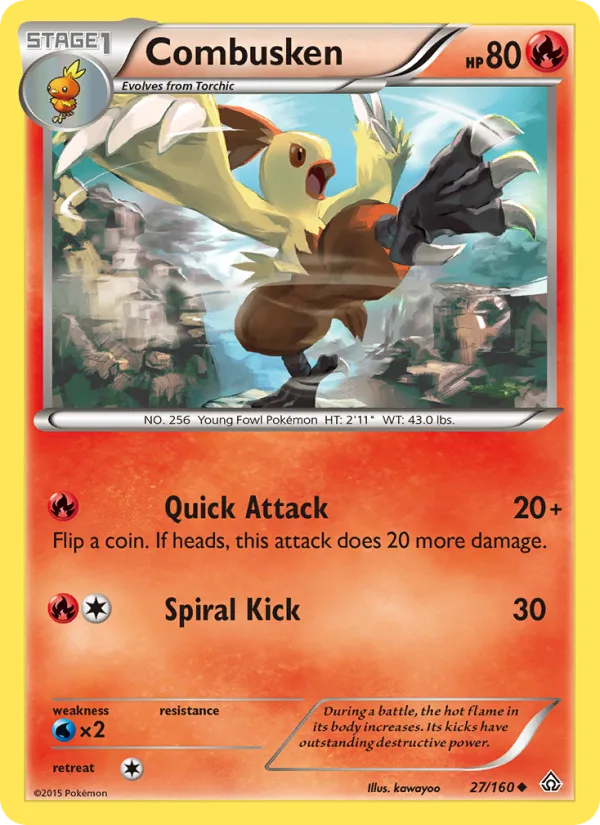 Combusken · Primal Clash 27/160