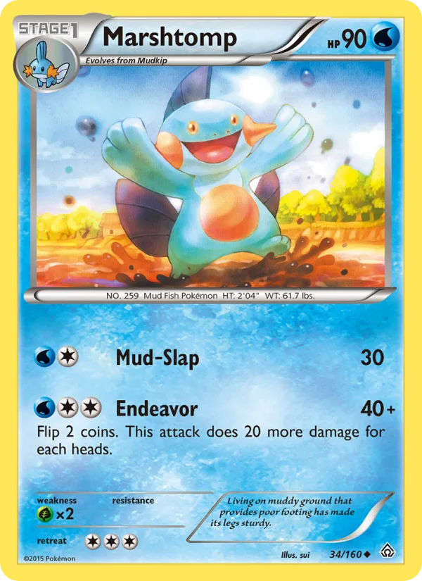 Marshtomp · Primal Clash 34/160