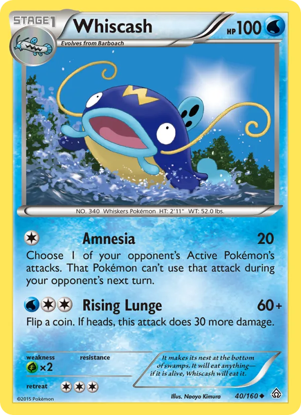 Whiscash · Primal Clash 40/160