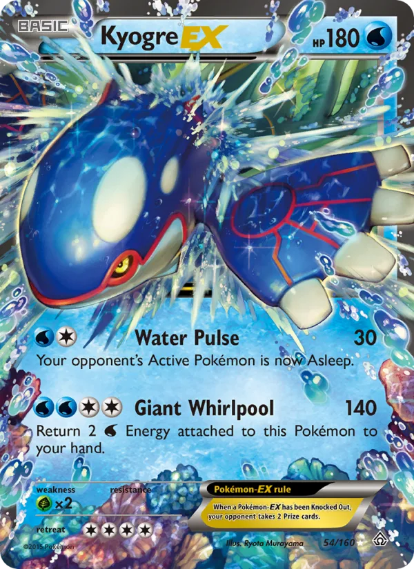 Kyogre EX · Primal Clash 54/160