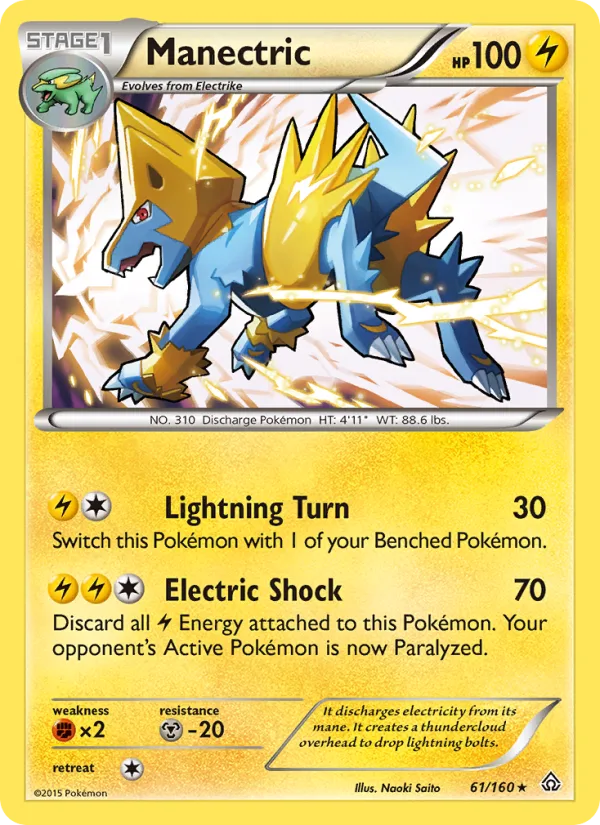 Manectric · Primal Clash 61/160